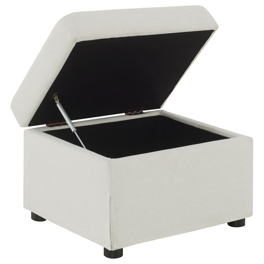 Winter - Upholstered Hydraulic Lift Top Storage Ottoman Coaster Fine Furniture