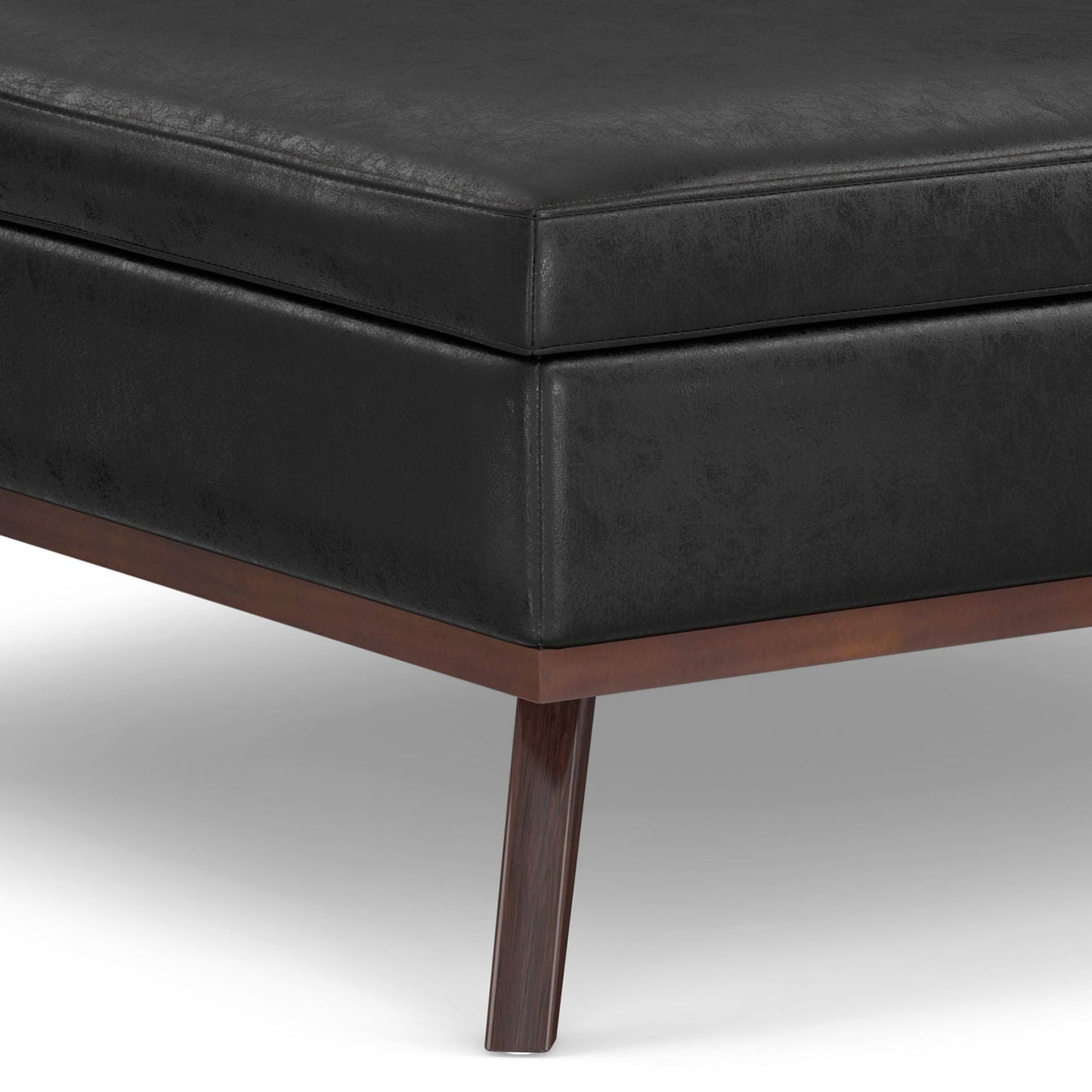 Owen - Multifunctional Square Coffee Table Storage Ottoman Simpli-Home