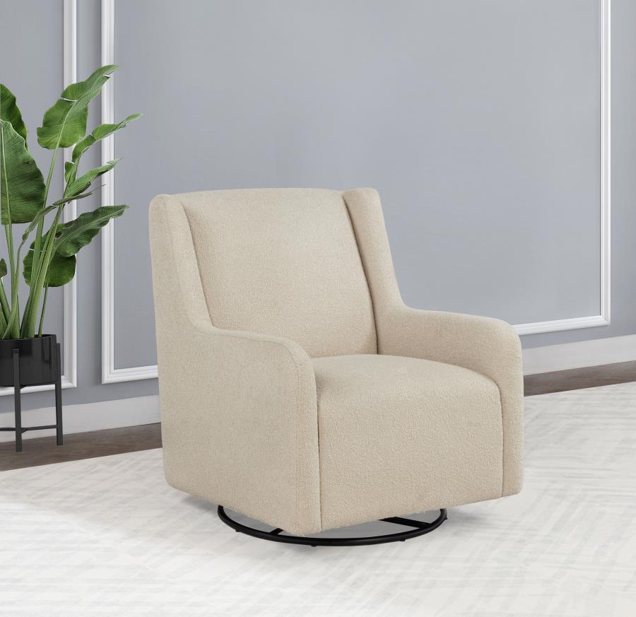 Serra - Boucle Upholstered Swivel Glider Recliner Coaster Fine Furniture