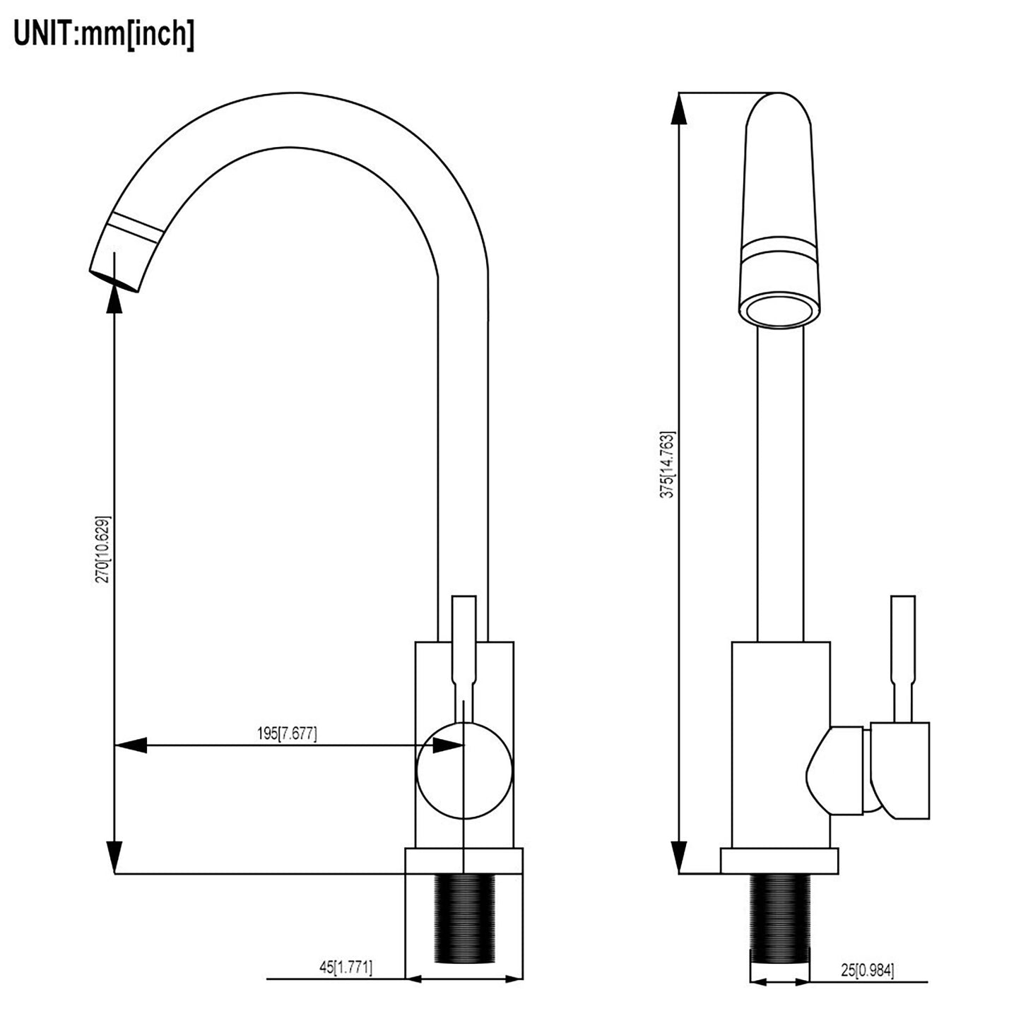 Modern Kitchen Sink Faucet With Single Handle Daily Nest