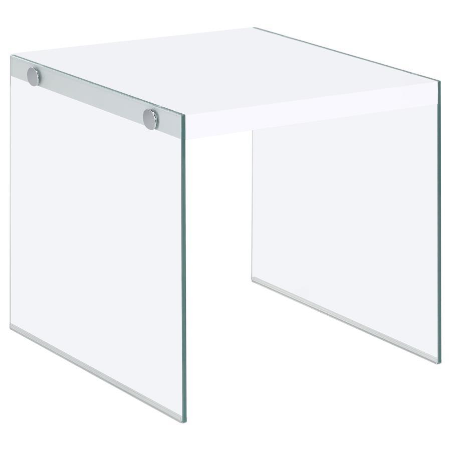 Opal - Rectangular Glass Frame Table Coaster Fine Furniture