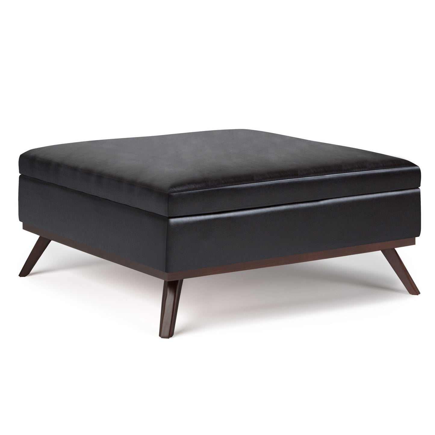 Owen - Multifunctional Square Coffee Table Storage Ottoman Simpli-Home