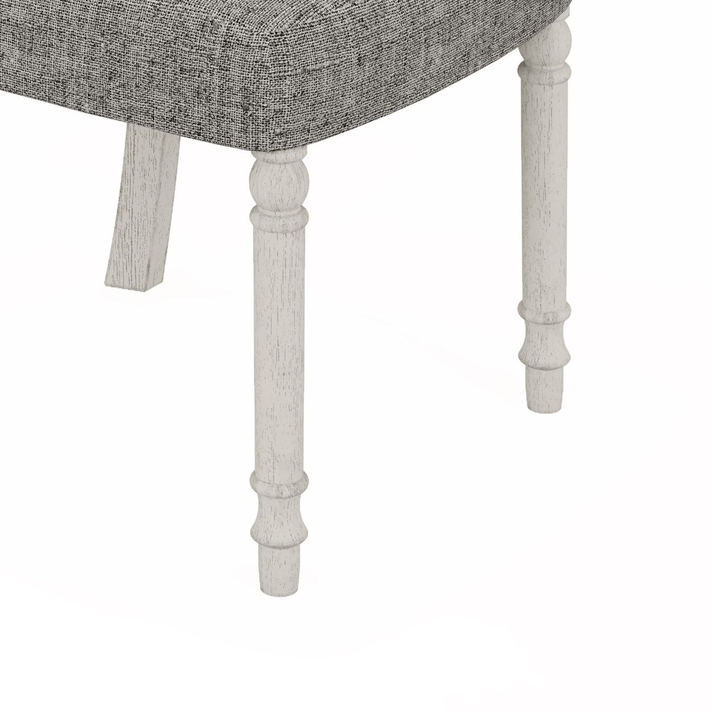 Tannen - Dining Side Chair (Set of 2) - White And Gray Lilola Home