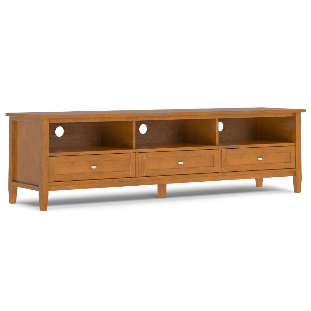 Warm Shaker - Handcrafted Low TV Media Stand Simpli-Home