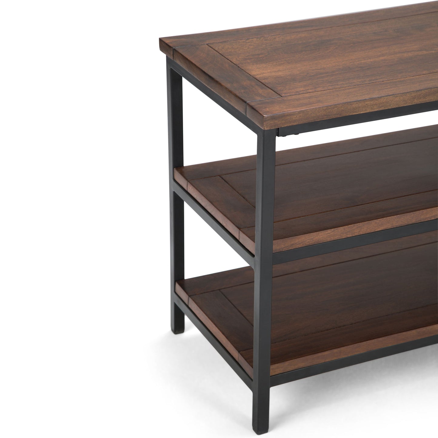 Skyler - TV Media Stand - Dark Cognac Brown Simpli-Home