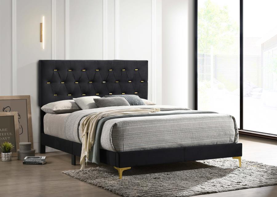 Kendall - Panel Upholstered Bed CoasterEveryday