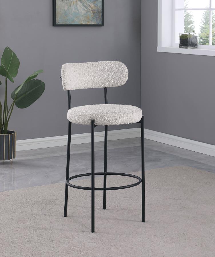 Viola - Boucle Upholstered Bar Stool (Set of 2) Coaster Fine Furniture