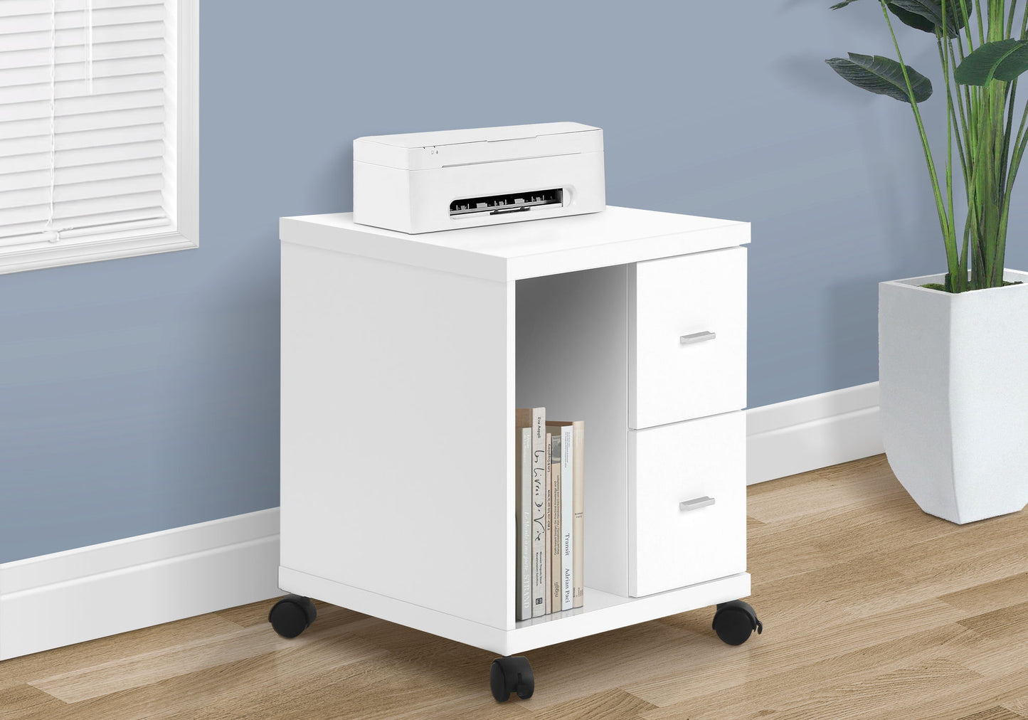 Office, File Cabinet, Printer Cart, Rolling File Cabinet, Mobile, Storage, Contemporary & Modern 8th Street