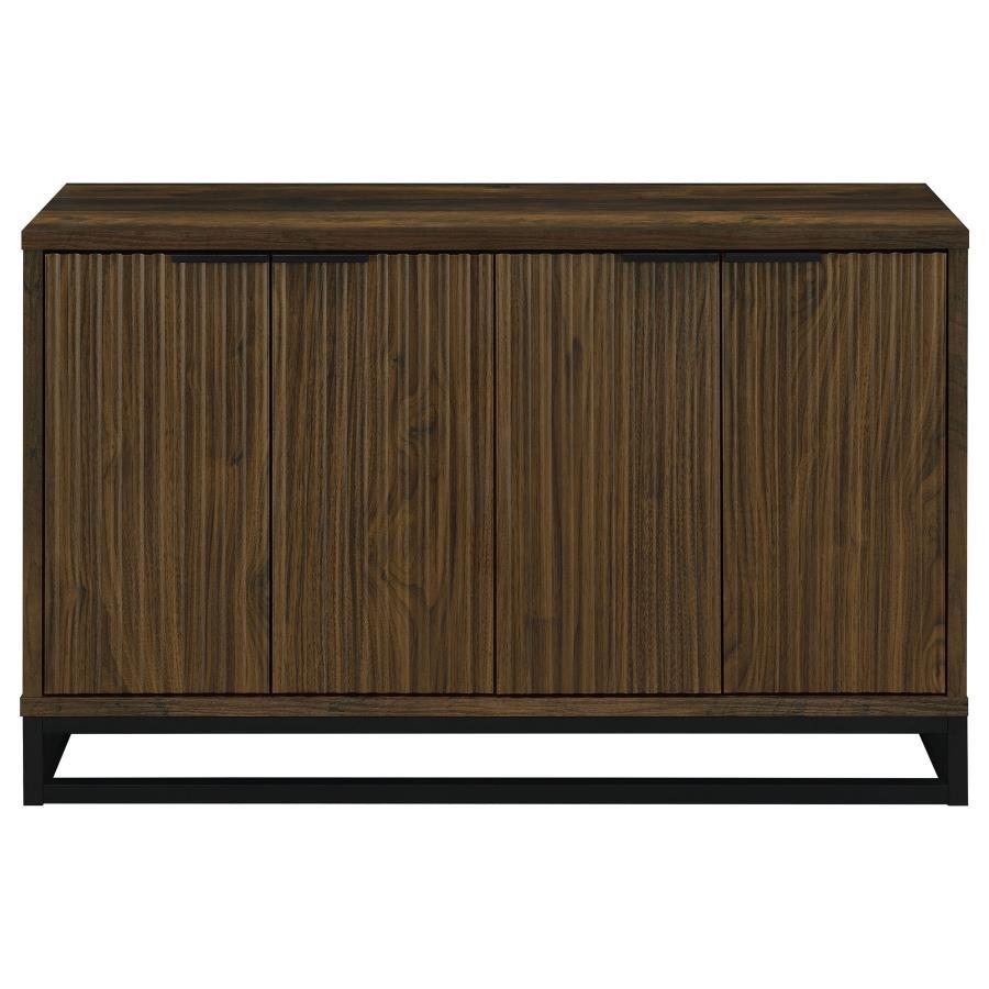 Ryatt - 4 Door Engineered Wood Accent Cabinet - Dark Pine Coaster Fine Furniture