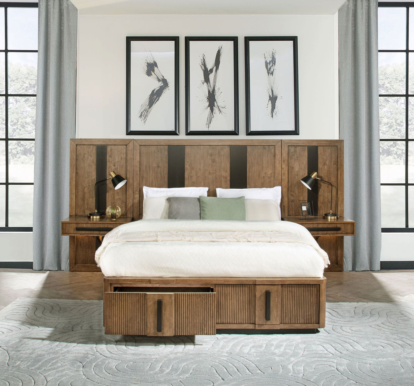 Terrace - Wall Panel Storage Bed Coaster Fine Furniture