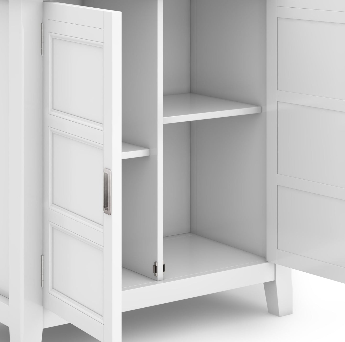 Burlington - Handcrafted Low Storage Cabinet Simpli-Home