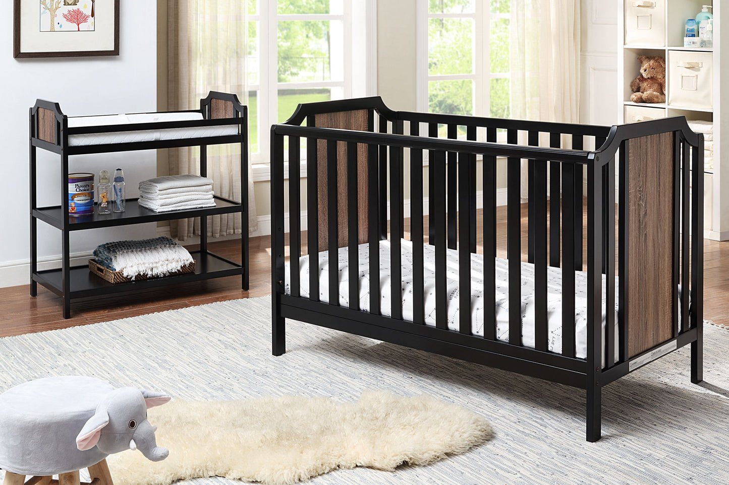 Brees Island - 3 In 1 Convertible Crib Suite Bebe