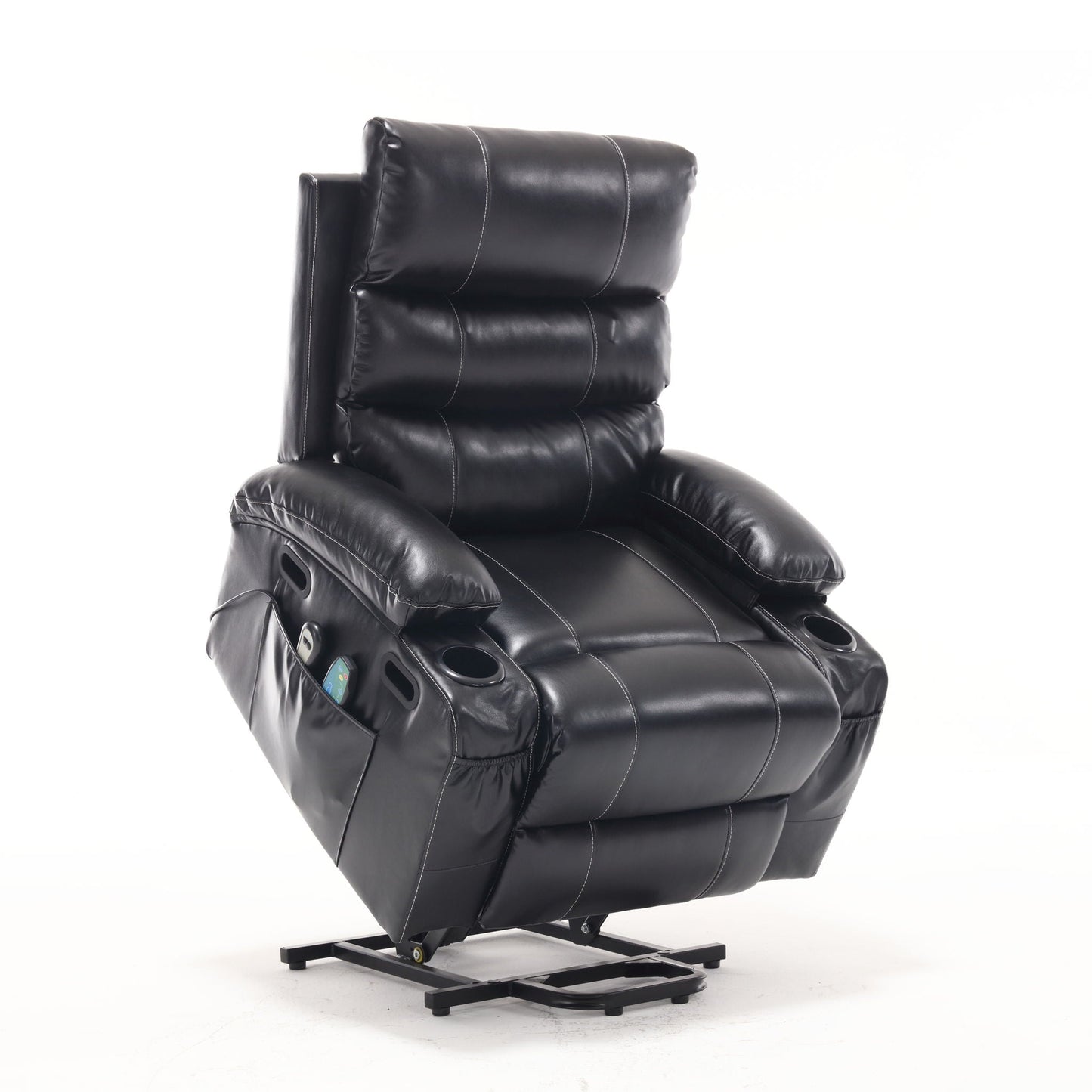 Cozy Electric Power Lift Recliner Chair Sofa For Elderly With Vibration Massage And Lumbar Heat Home Essentials