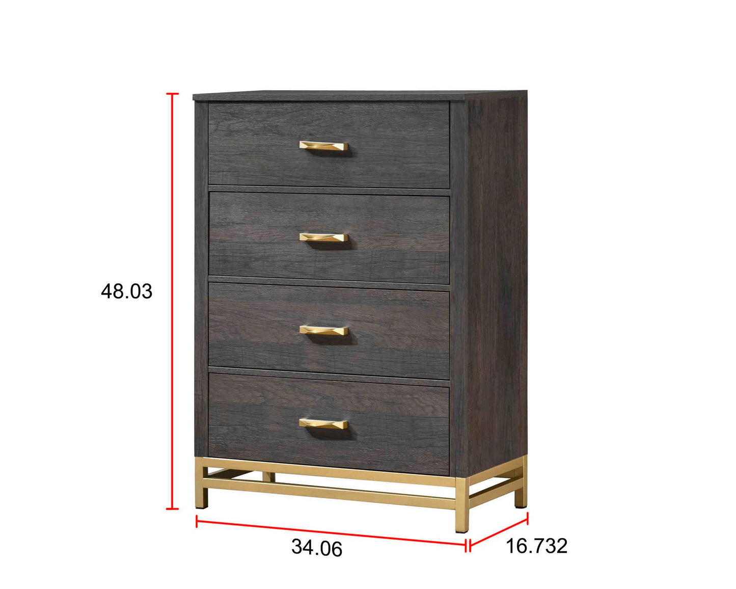 Trevor - Chest - Brown Crown Mark