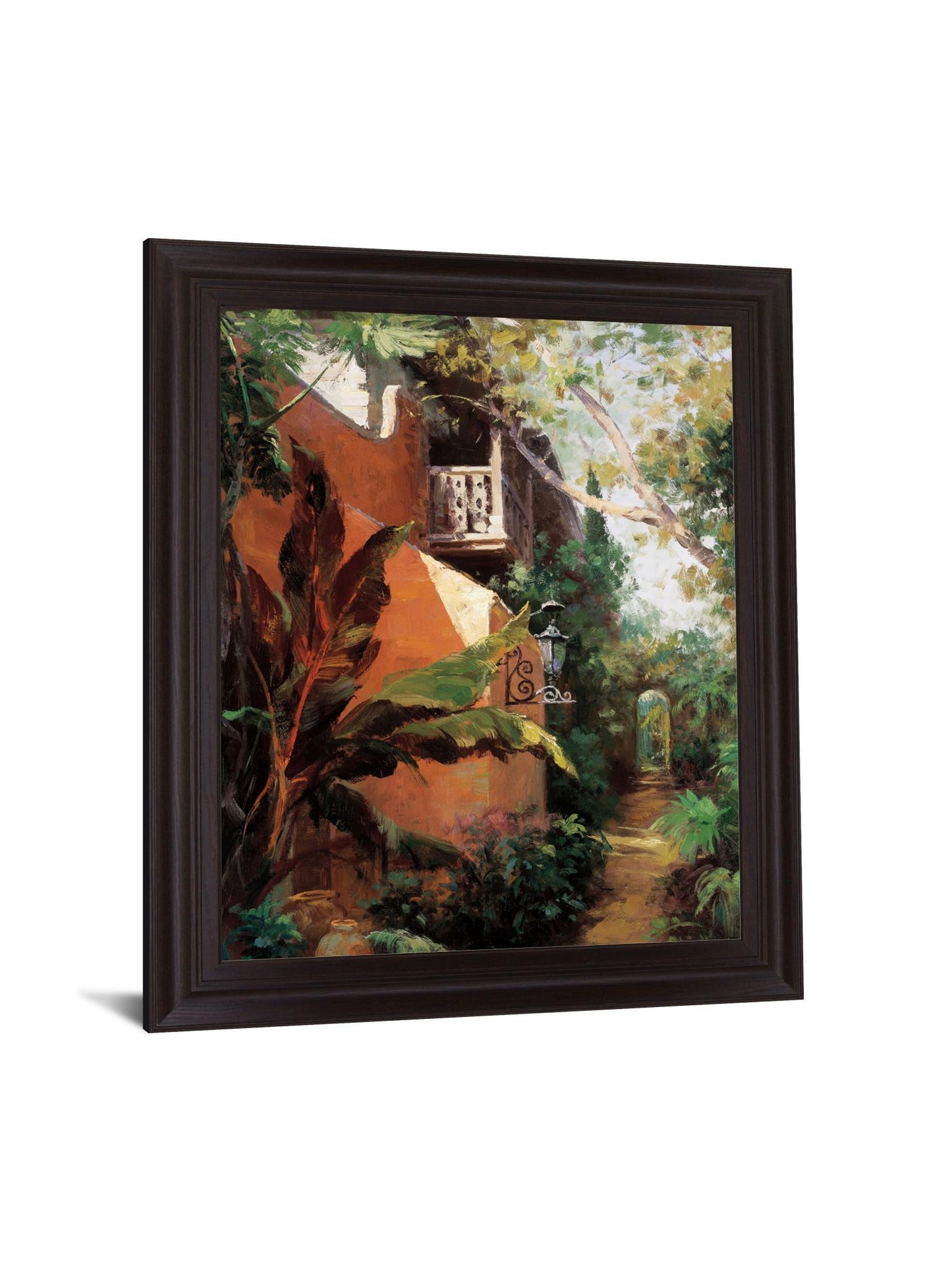 Terracotta Gardenway - 28" x 34" Framed Wall Art Classy Art