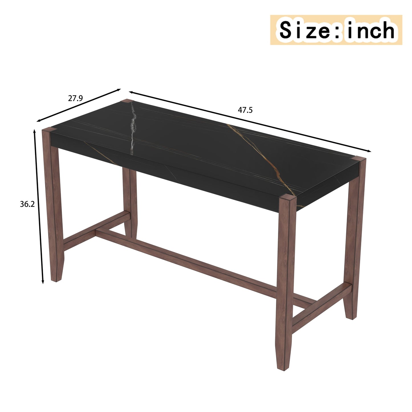 Counter Height Bar Table For Kitchen Hearth and Haven