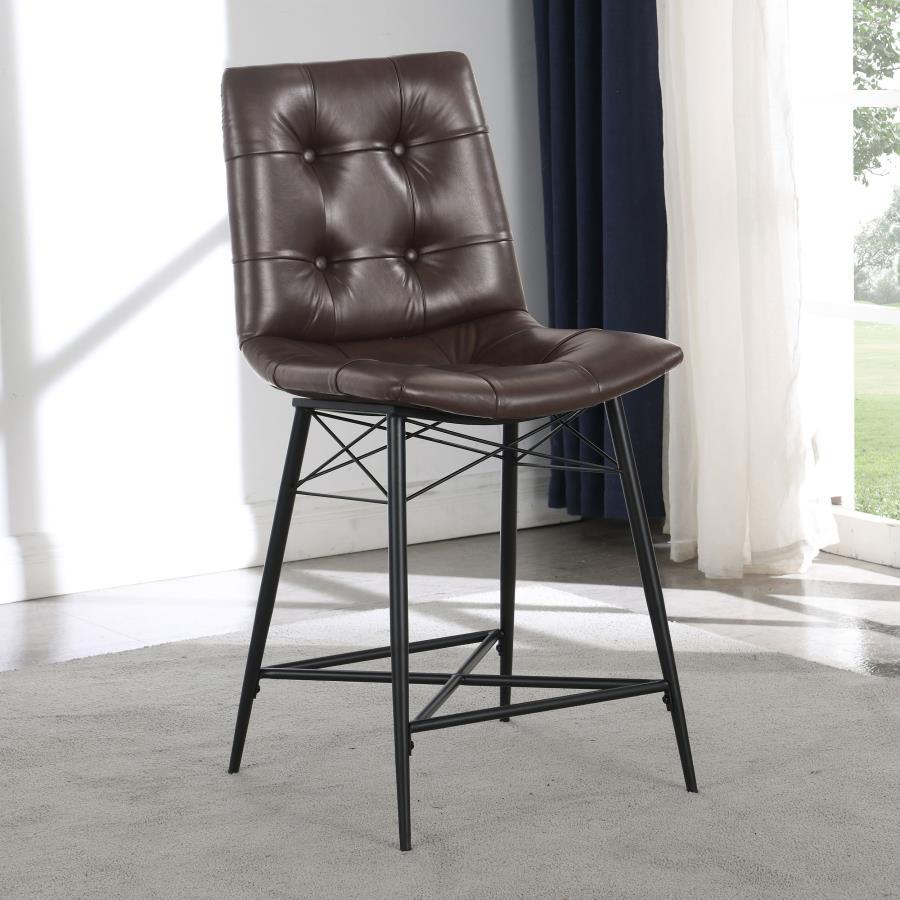 Aiken - Upholstered Tufted Counter Chair (Set of 2) CoasterEssence