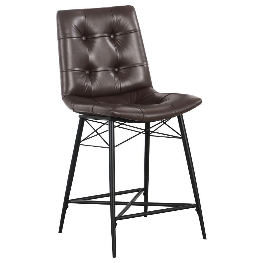 Aiken - Upholstered Tufted Counter Chair (Set of 2) CoasterEssence