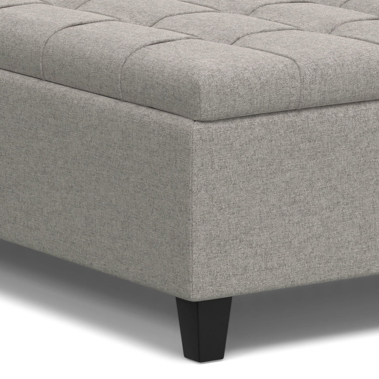 Harrison - Upholstered Coffee Table Storage Ottoman Simpli-Home