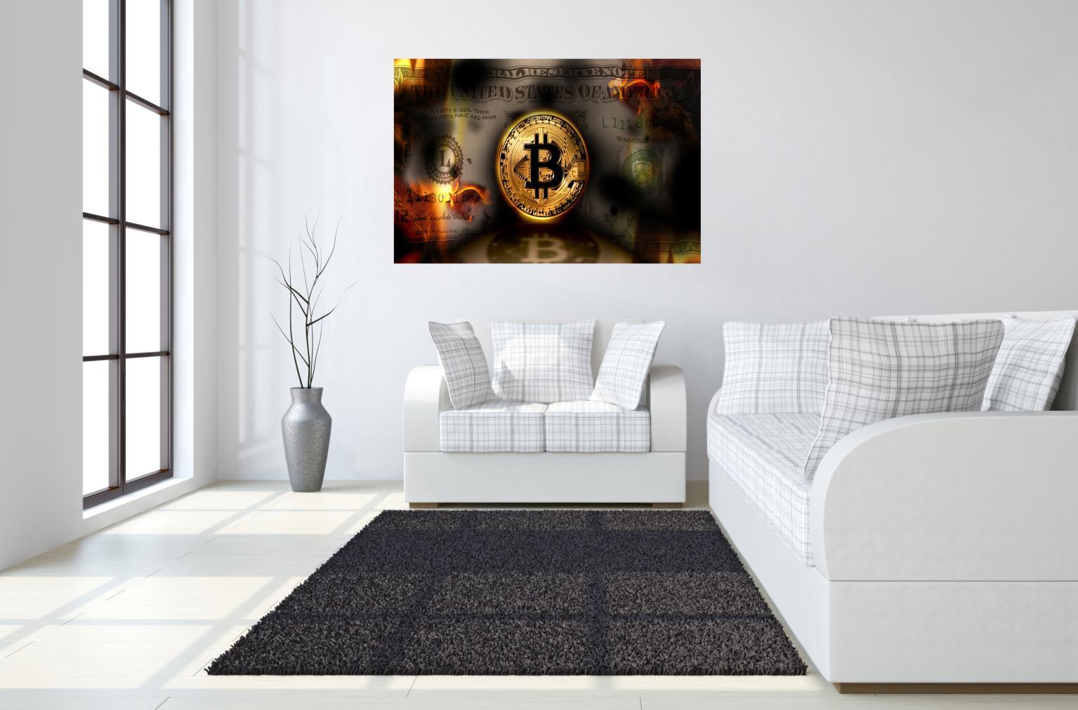 Tempered Glass With Foil - Dollar Down - Yellow Classy Art