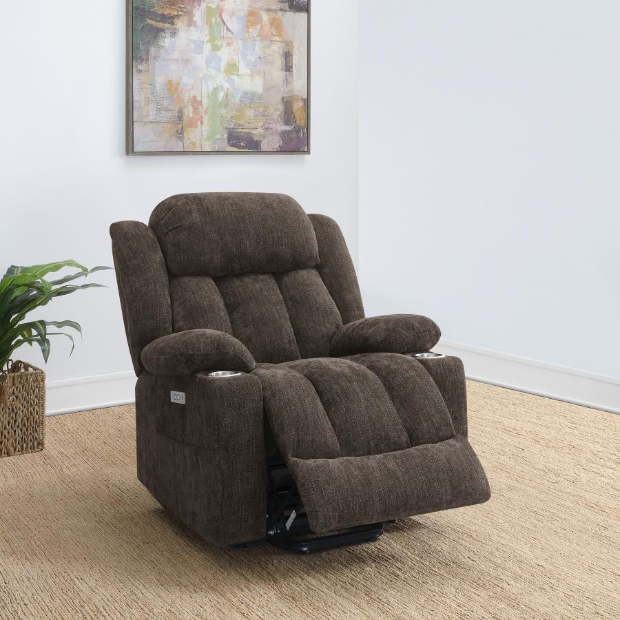 Houston - Upholstered Power Lift Recliner Chair CoasterEveryday