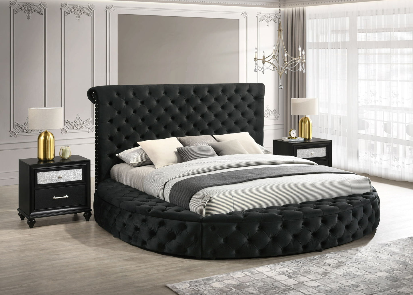 Brigitte - Storage Bed Crown Mark