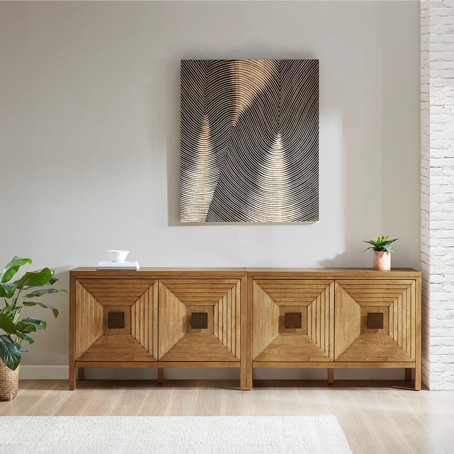 Accent Cabinet With Adjustable Shelves - Natural JLA