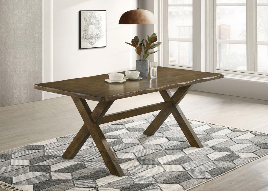Alston - Rectangular Dining Table - Knotty Nutmeg CoasterEveryday