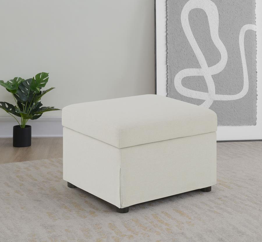 Winter - Upholstered Hydraulic Lift Top Storage Ottoman Coaster Fine Furniture