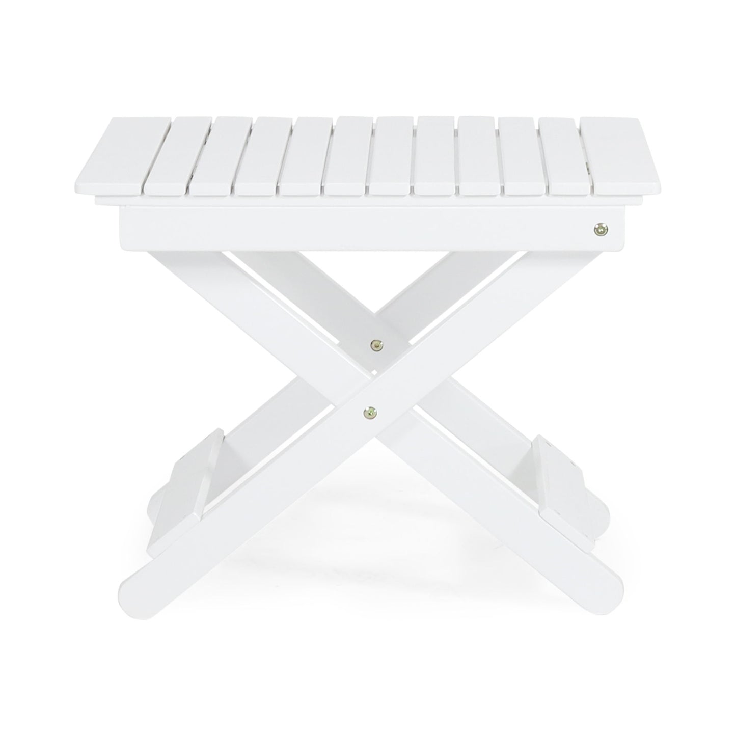 Outdoor Folding Wooden Side Table Noble House