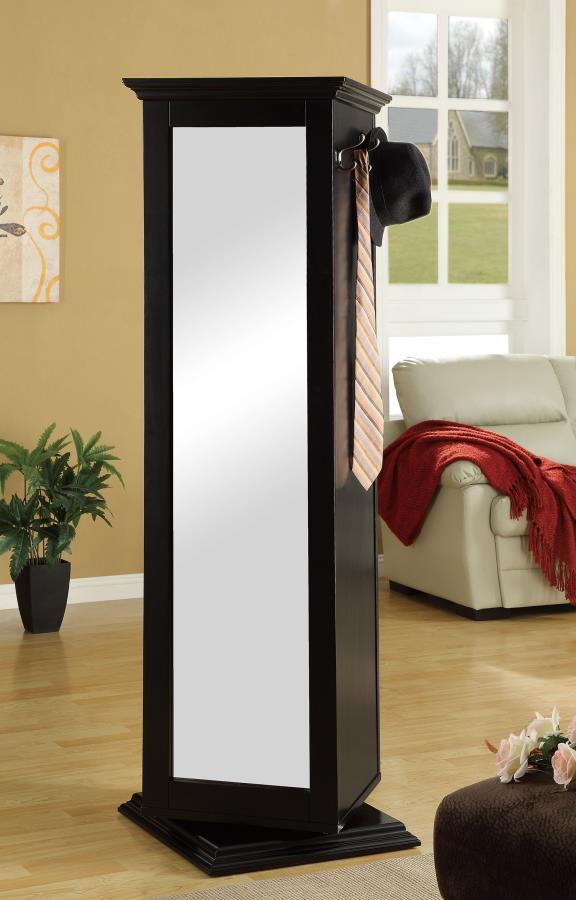 Robinsons - Swivel Accent Cabinet With Cork Board CoasterEssence