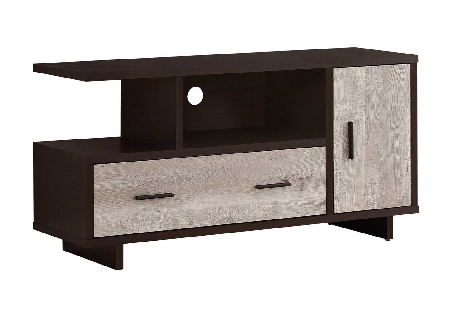 TV Stand, Console, Media Entertainment Center, Storage Cabinet, Drawers, Contemporary & Modern 8th Street
