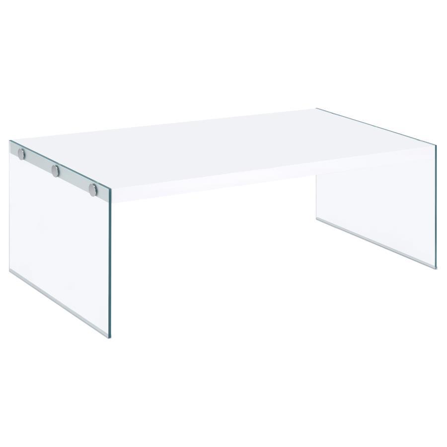 Opal - Rectangular Glass Frame Table Coaster Fine Furniture