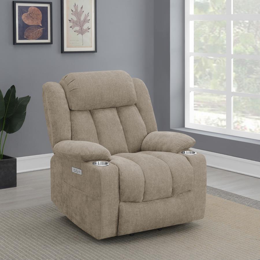 Houston - Upholstered Power Lift Recliner Chair CoasterEveryday