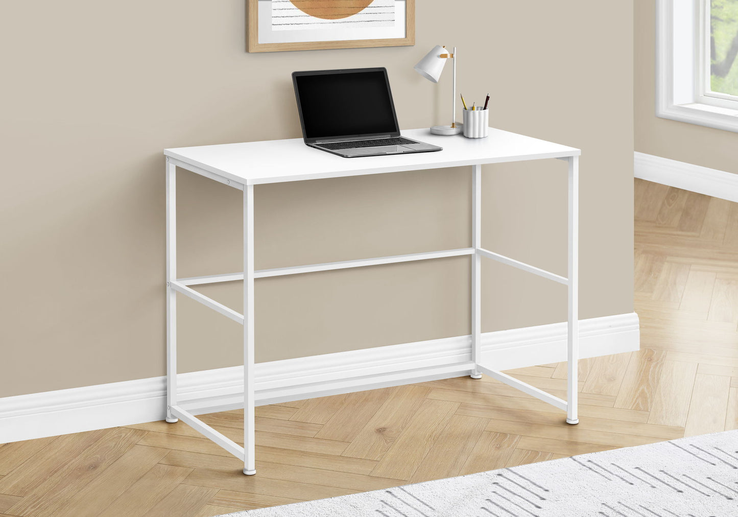 Computer Desk, Home Office, Laptop, Left Right Set-Up, Storage Drawers, Work, Contemporary, Modern 8th Street