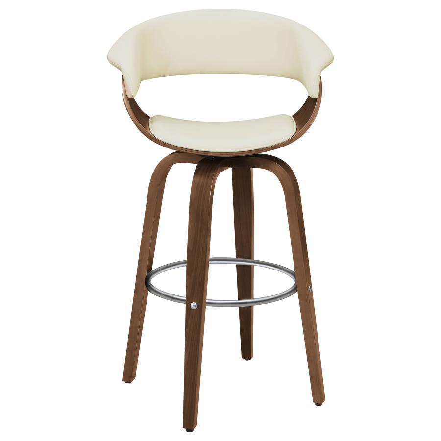 Zion - Upholstered Swivel Bar Stool CoasterEssence