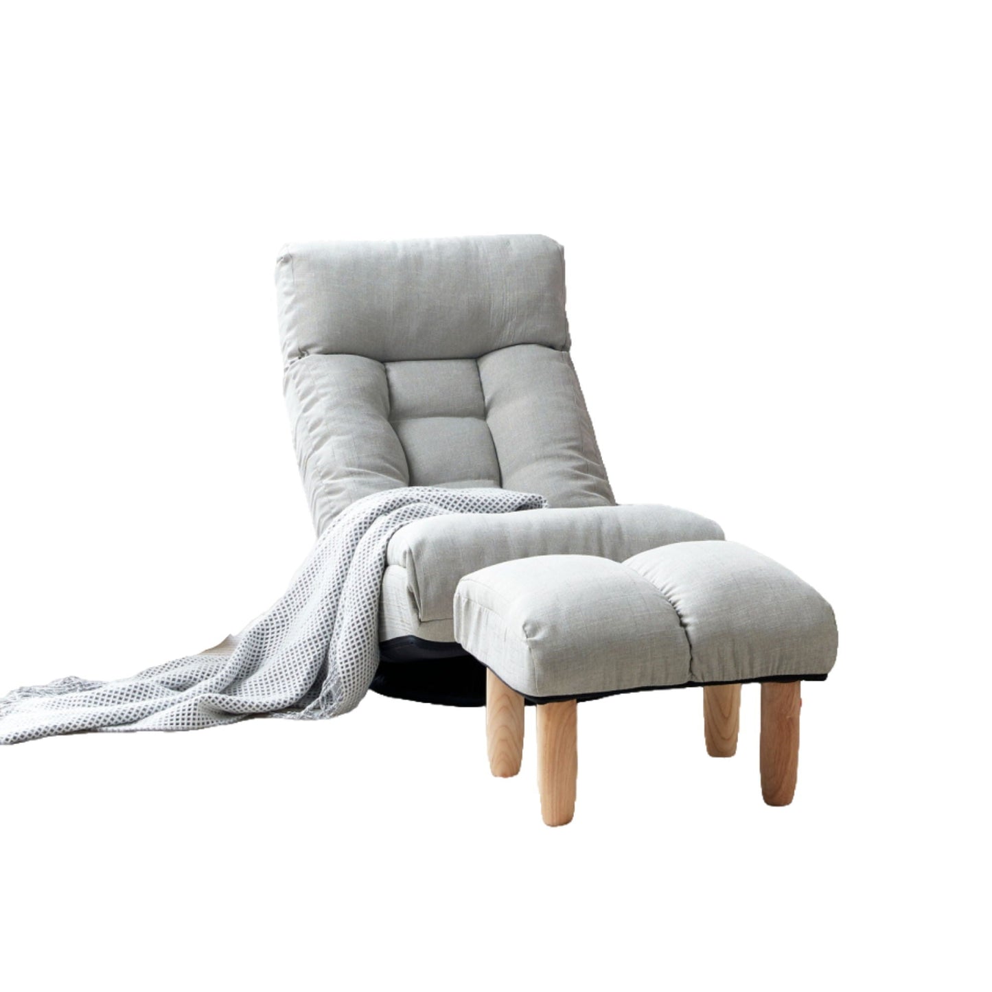 Adjustable Japanese Reclining Floor Chair Sofa With Metal Frame For Living Room Home Essentials