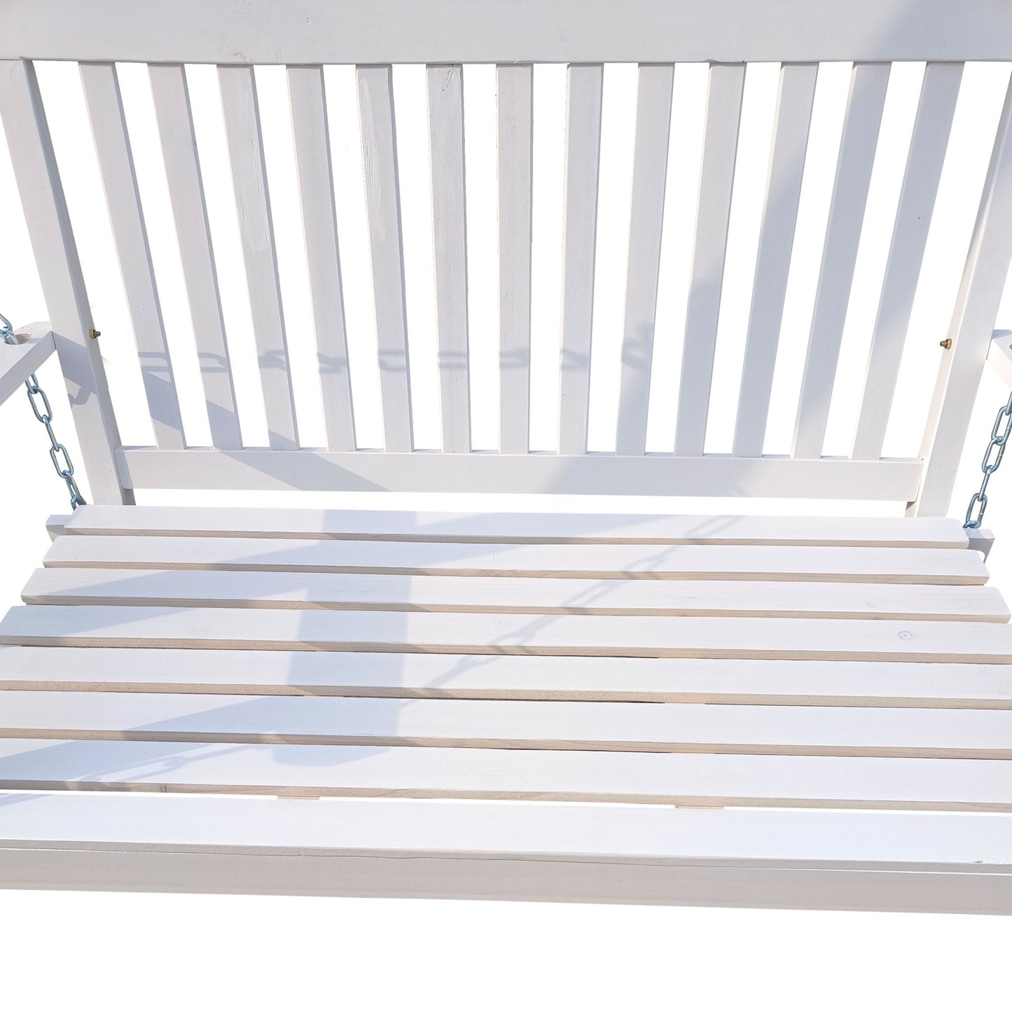 Front Porch Swing With Armrests For Outdoor Patio, Garden Yard, Backyard Or Sunroom Home Essentials