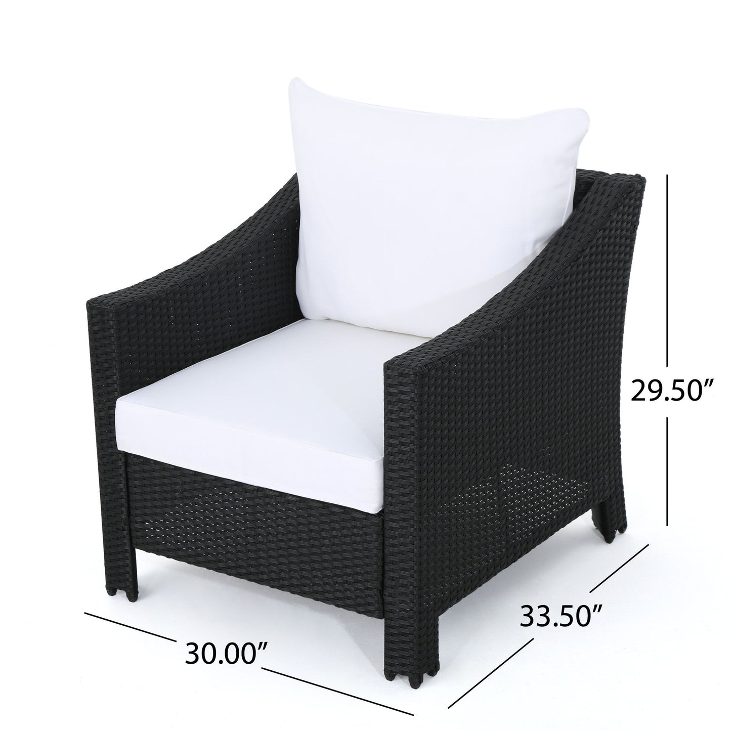 Antibes - Armchair With Water Resistant Cushions Noble House