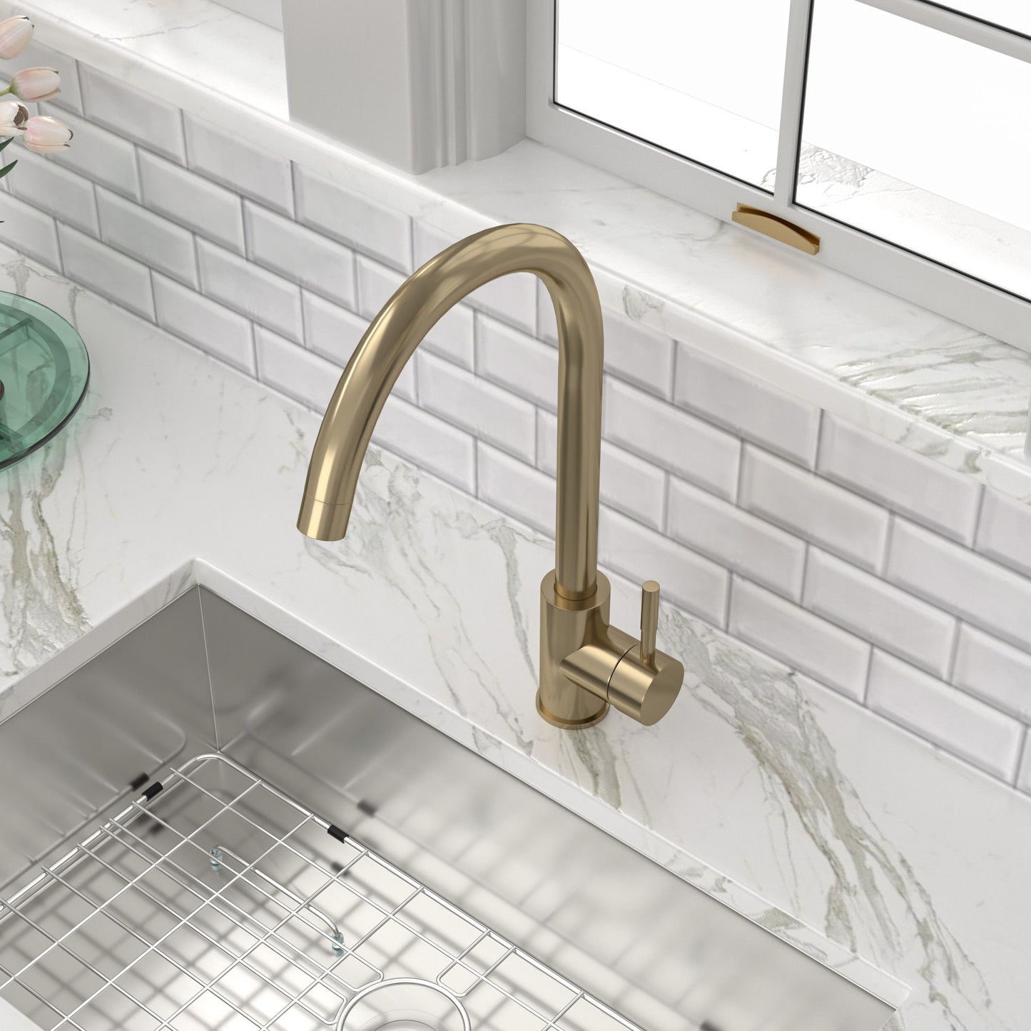Modern Kitchen Sink Faucet With Single Handle Daily Nest