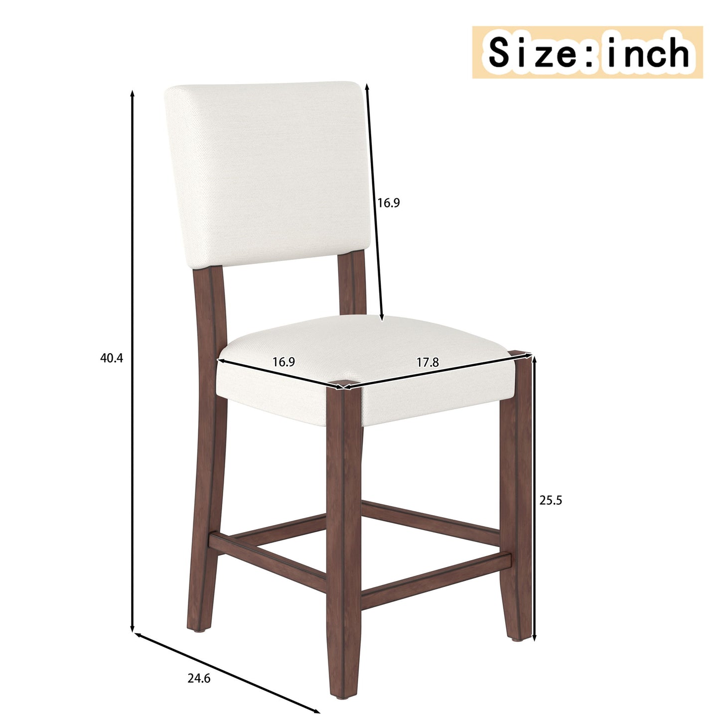 Mid Century Modern Bar Stools, Upholstered Counter Chairs Hearth and Haven