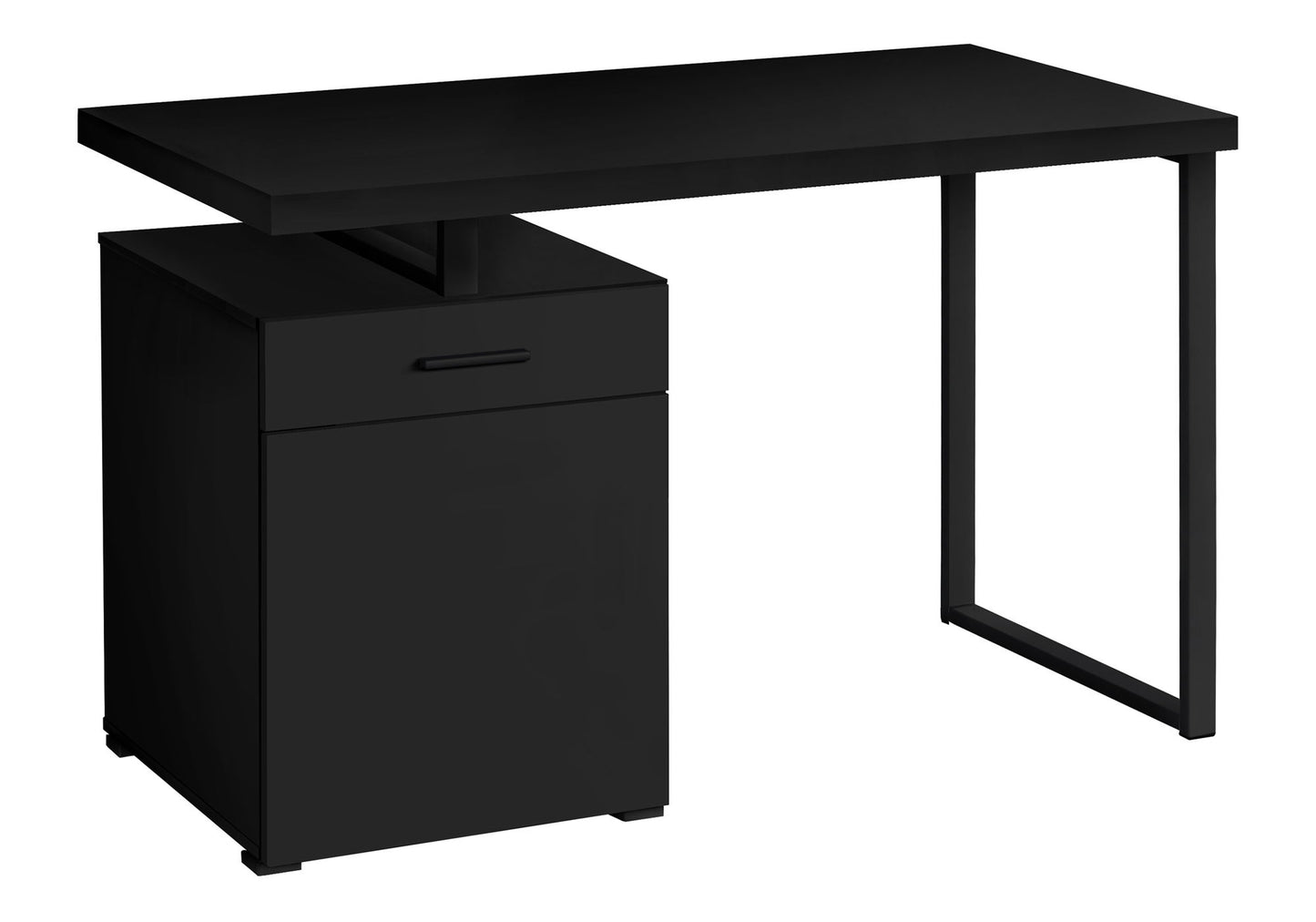 Computer Desk, Home Office, Laptop, Left, Right Set-Up, Storage Drawers, Work, Contemporary, Modern 8th Street