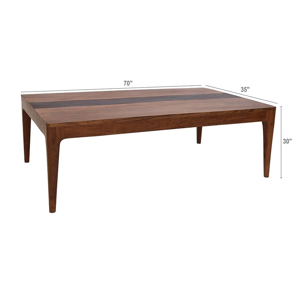 Wood Dining Table - Natural Wood / Brown Home Essentials