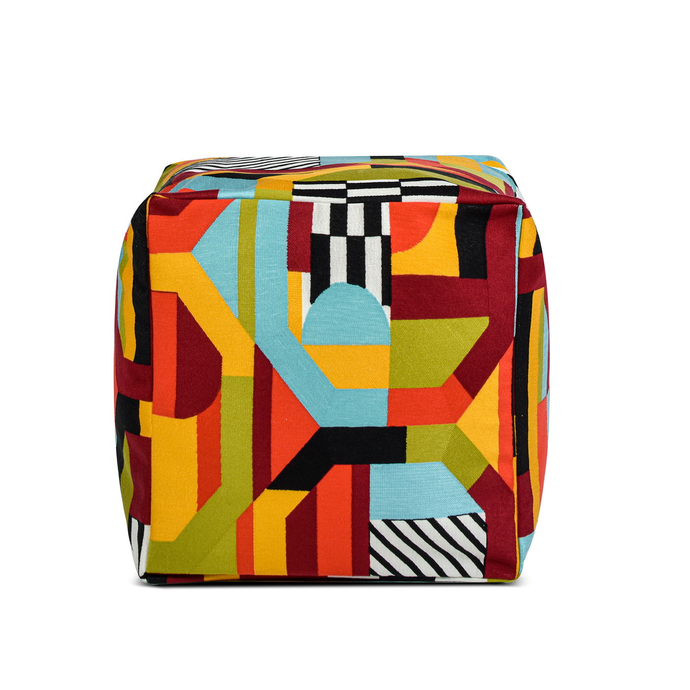 Pouf Luxury Oversized Bean Bag Cube Ottoman Jennifer Taylor Home