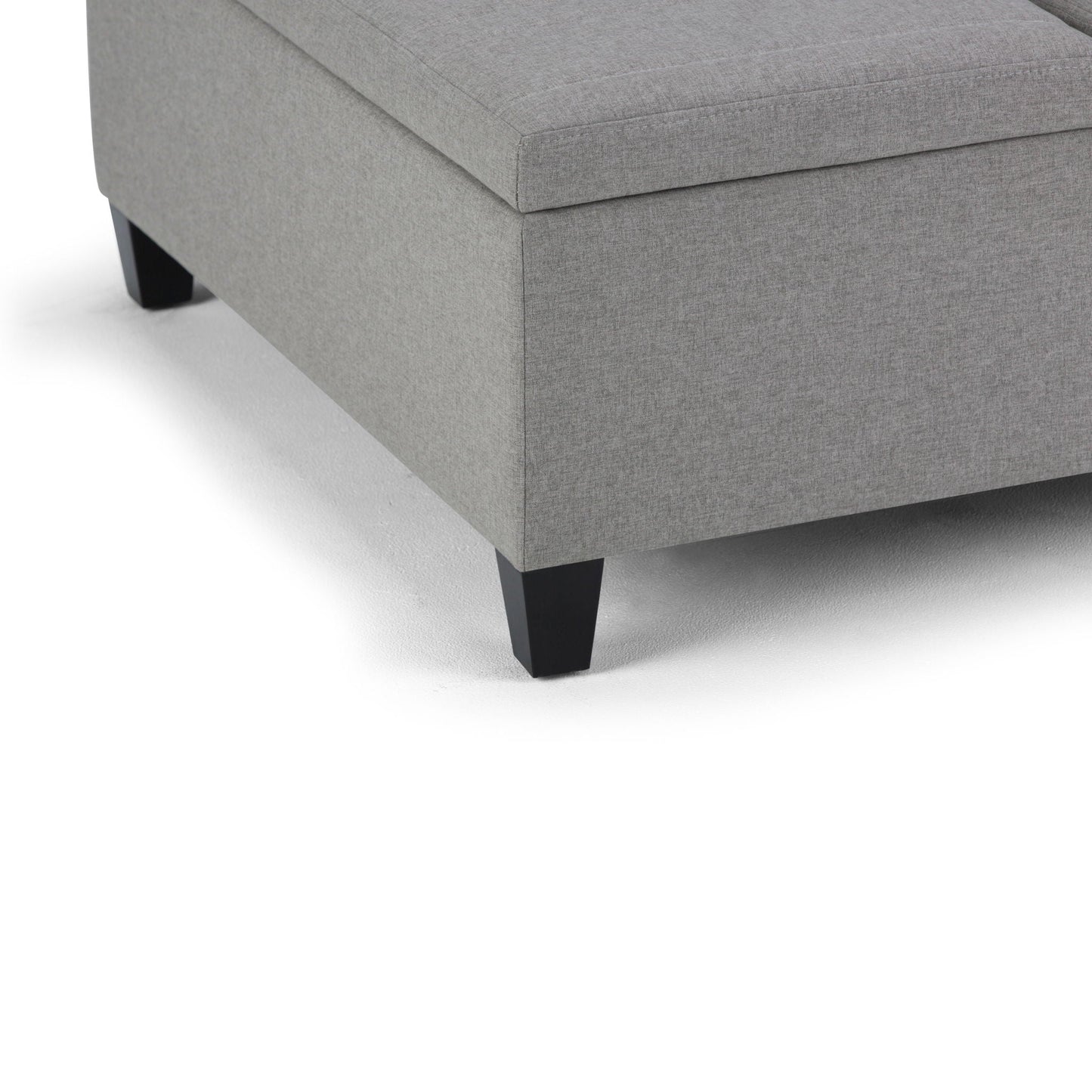 Ellis - Coffee Table Storage Ottoman Contemporary Design Simpli-Home