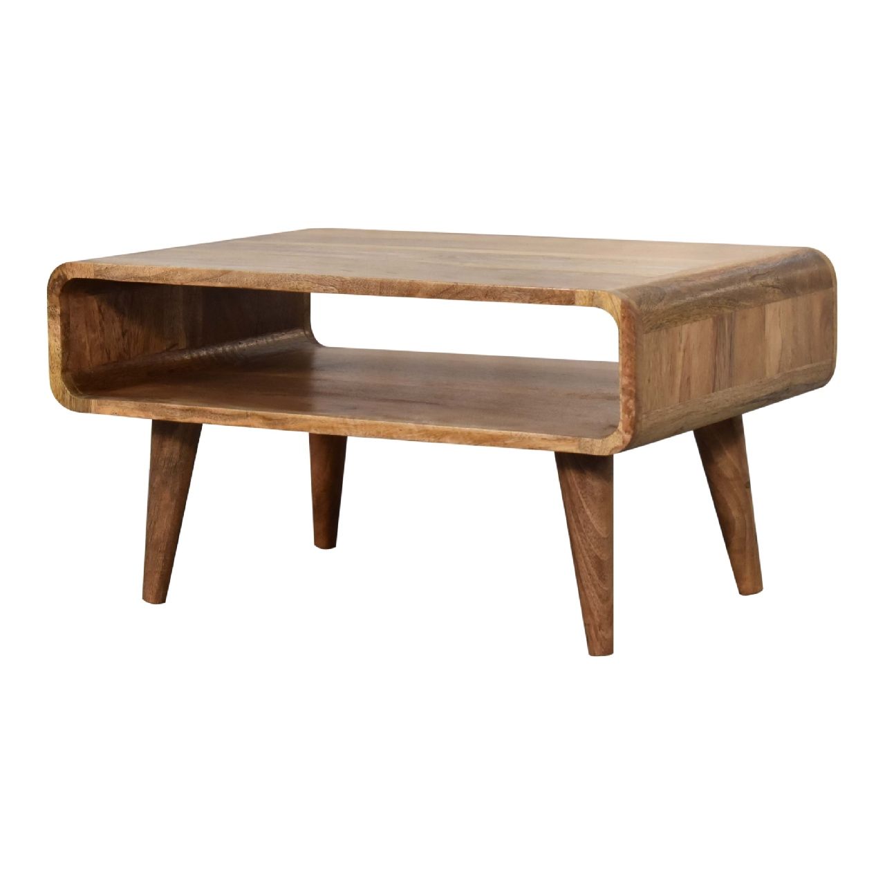 Solid Wood Open Media Unit Artisan Furniture