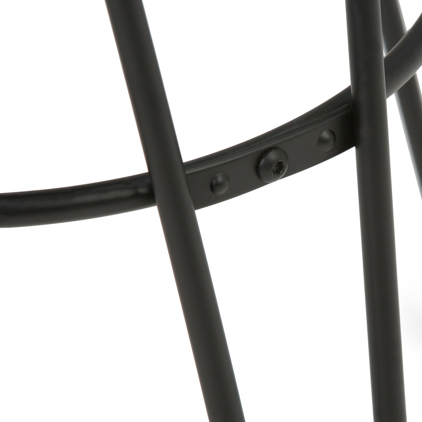 Simeon - Multifunctional Metal Stool With Wood Seat Simpli-Home
