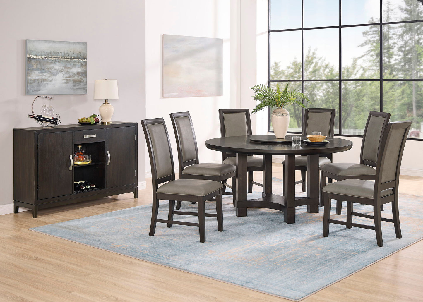 Jeffries - Sideboard - Espresso Crown Mark