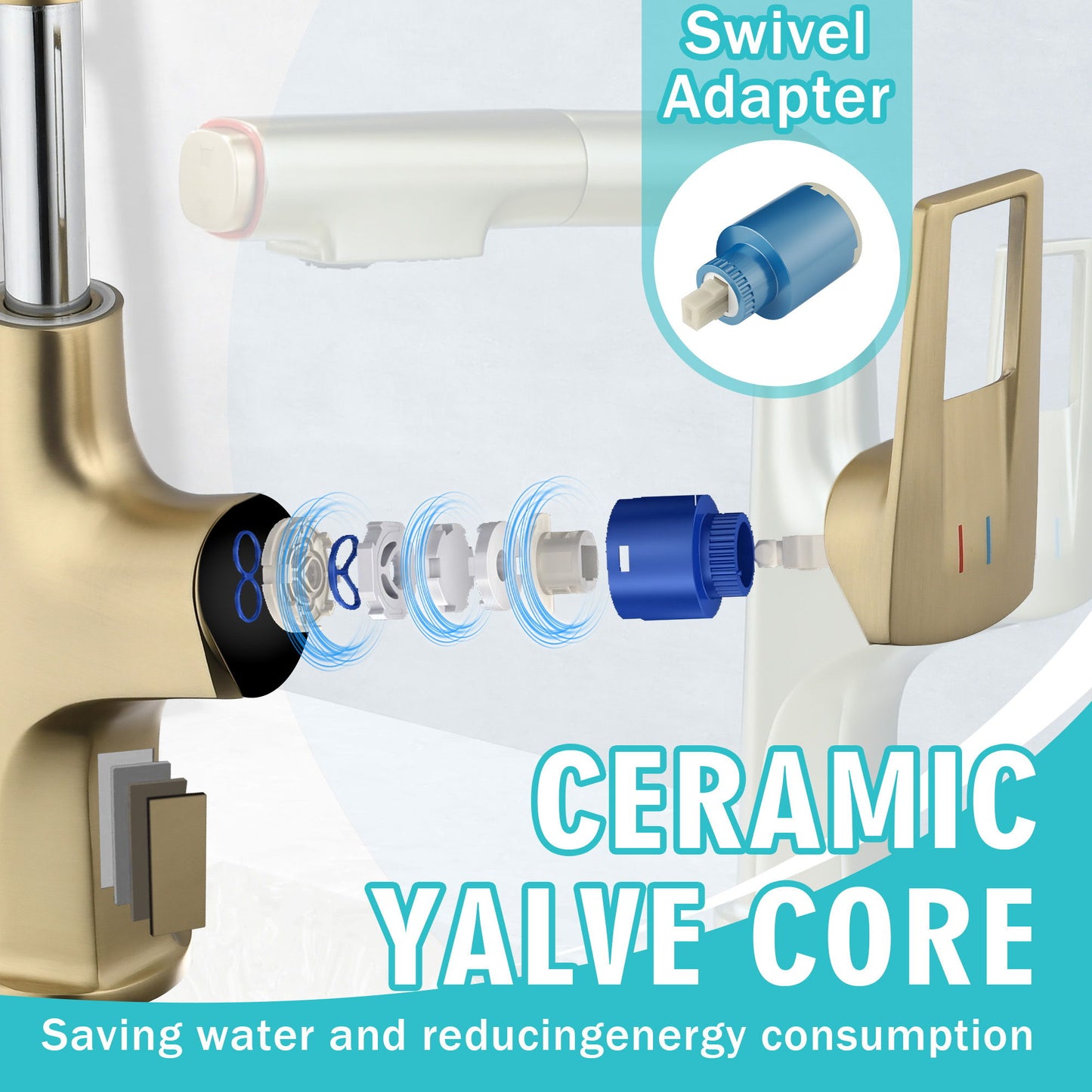 Pull Down Vessel Faucet With Lift Spout & Dual Spray Modes Daily Nest