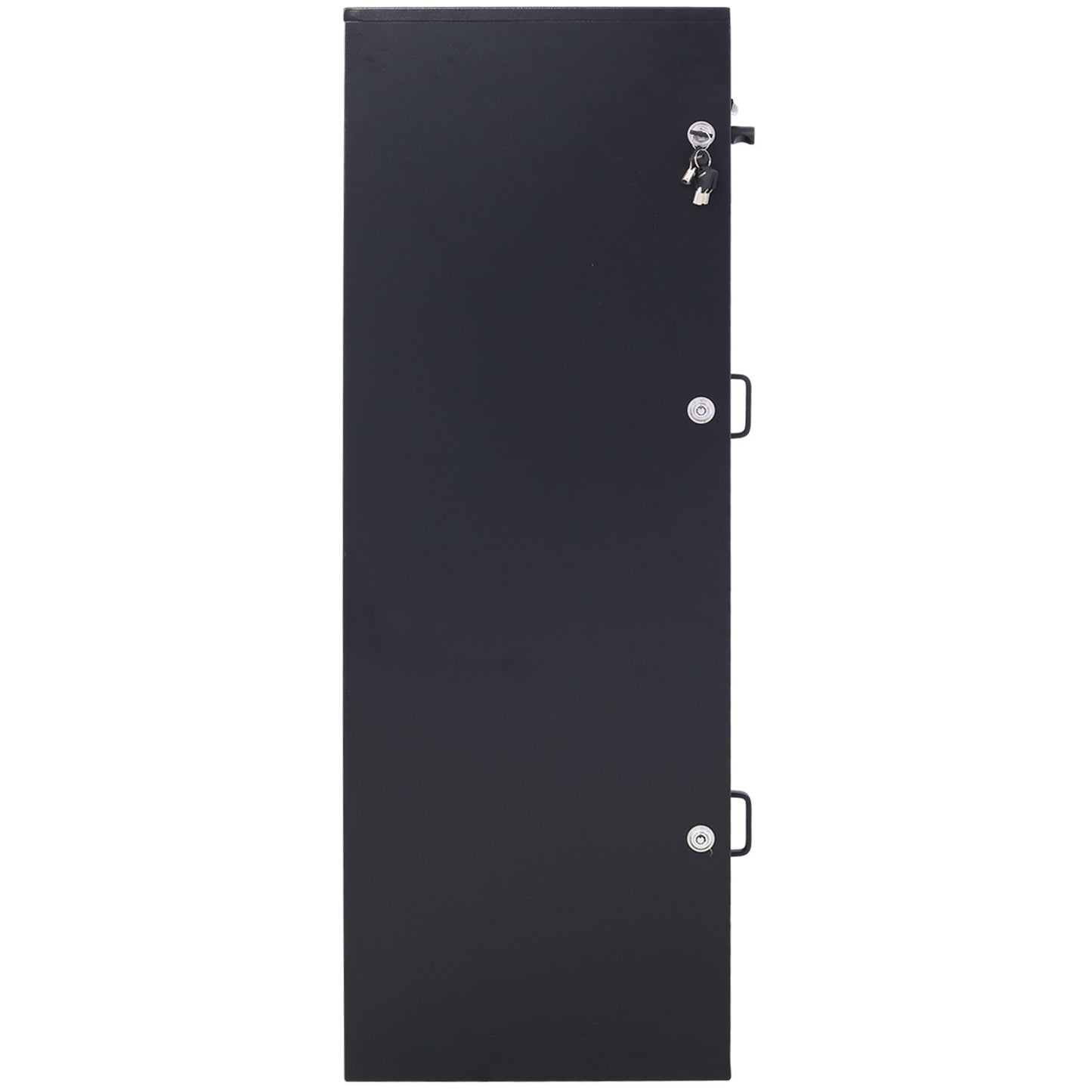 Large Steel Freestanding Floor Parcel Package Drop With Locking Letterbox Drop Mail Box With Multi Compartments - Black Daily Nest